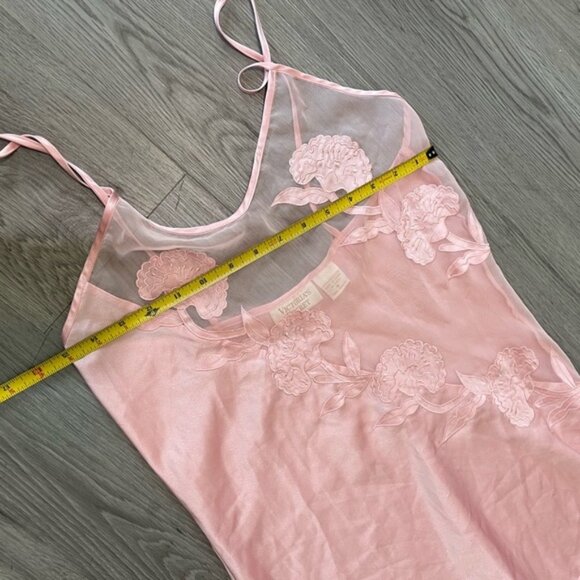 Vintage Victoria’s Secret gold label pink midi slip dress - Picture 6 of 7